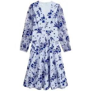 Hobbs Ella Embroidered Dress